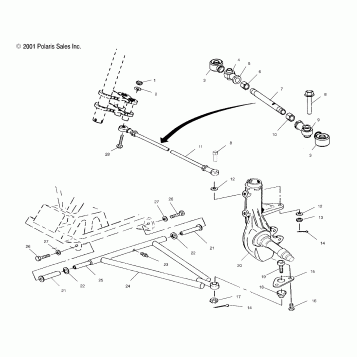 A-ARM/STRUT MOUNTING - A02CA32AA/AB (4969816981B07)