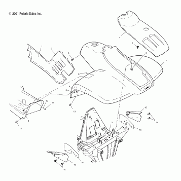 FRONT CAB - A02CG25CA (4969856985A03)