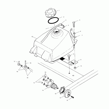 FUEL TANK - A02CG25CA (4969856985A09)