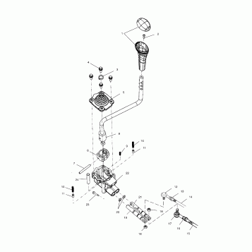 GEAR SELECTOR - A02CG25CA (4969856985B13)