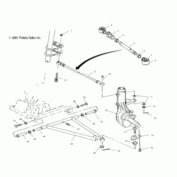 A-ARM/STRUT MOUNTING - A02BA25CA/CB/CD (4969896989B05)