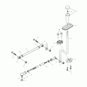 GEAR SELECTOR - A02BA25CA/CB/CD (4969896989C03)