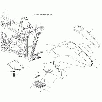 FRONT CAB - A02BA38CA (4969936993A03)