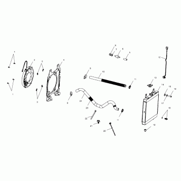 COOLING SYSTEM - A02BA38CA (4969936993A07)