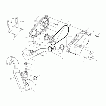 CLUTCH COVER - A02BA38CA (4969936993C01)