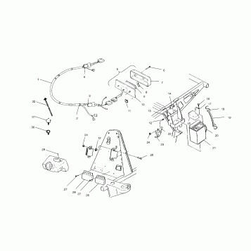 ELECTRICAL/TAILLIGHT - A02BA38CA (4969936993C02)