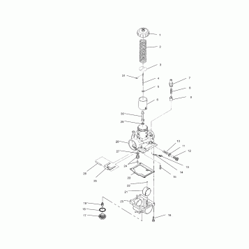 CARBURETOR - A02BA38CA (4969936993C14)