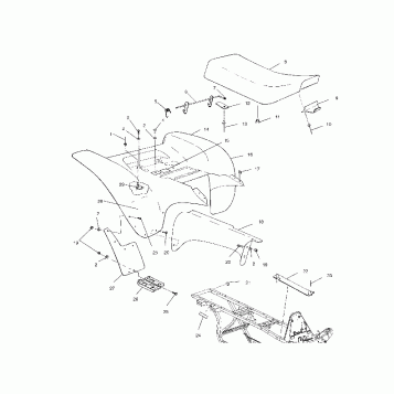 REAR CAB - A02BA50AA/AB (4969976997A04)