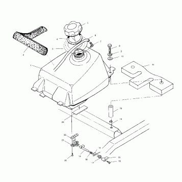 FUEL TANK - A02BA50AA/AB (4969976997A10)