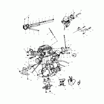 ENGINE MOUNTING - A02BA50AA/AB (4969976997A11)