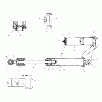 FOX SHOCK-GAS-RESERVOIR - A02BA50AA/AB (4969976997C09)