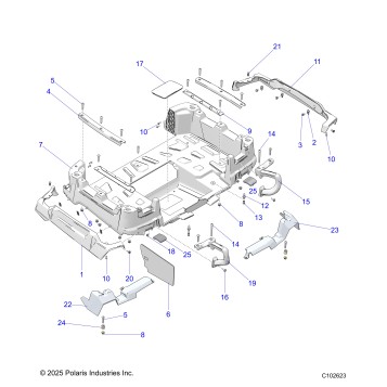 BODY, BOX, REAR - A25SWE57AL (C102623)