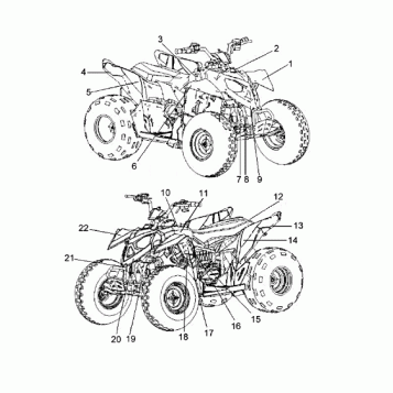 BODY, DECALS - A17YAK05A4/A6 (A00054)
