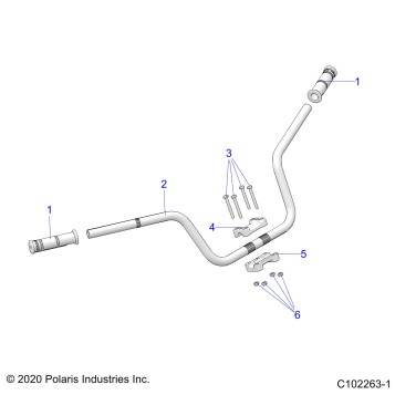 STEERING, HANDLEBAR - A21SYE85AP/CAP (C102263-1)