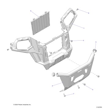 BODY, FRONT BUMPER - A25SGE95AT (C102765)