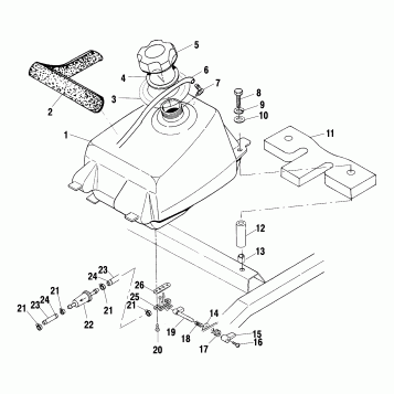FUEL TANK - A02BG50AA/AC (4970027002A12)