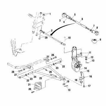 A-ARM/STRUT MOUNTING - A02BG50AA/AC (4970027002B04)