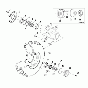 FRONT WHEEL - A02BG50AA/AC (4970027002B05)