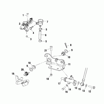 REAR BRAKE MASTER CYLINDER - A02BG50AA/AC (4970027002B12)