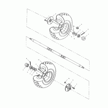 REAR WHEEL - A02BG50AA/AC (4970027002C02)