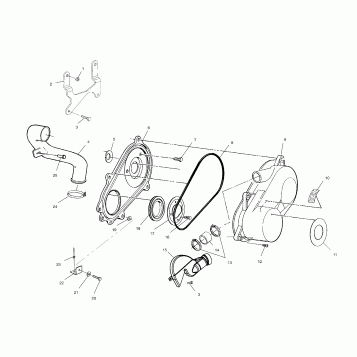 CLUTCH COVER - A02BG50AA/AC (4970027002C05)