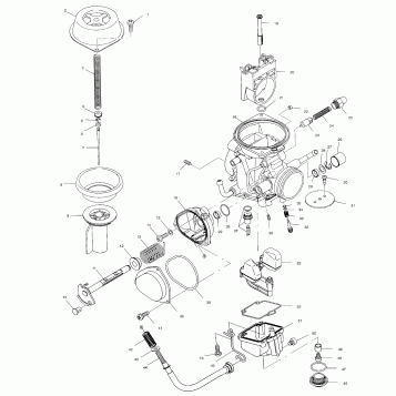 CARBURETOR - A02BG50AA/AC (4970027002D03)