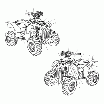 DECALS - A02BG50AC (4970027002D14)