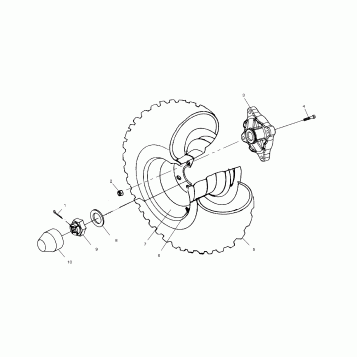 REAR WHEEL DRIVE - A02CB32AA/AB/FC (4970107010B14)