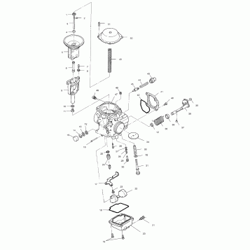 CARBURETOR - A02CB32AA/AB/FC (4970107010D01)