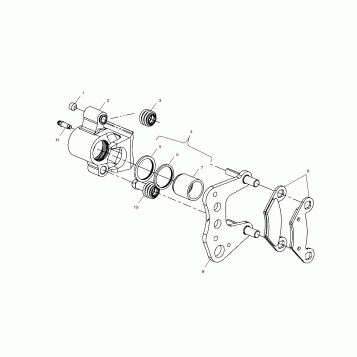 FRONT BRAKE - A02CD32FB (4970147014A12)