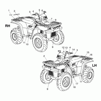 DECALS - A02CD50AA/AB/FB (4970197019A09)