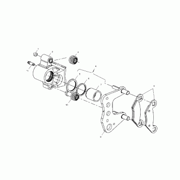 FRONT BRAKE - A02CD50AA/AB/FB (4970197019C02)