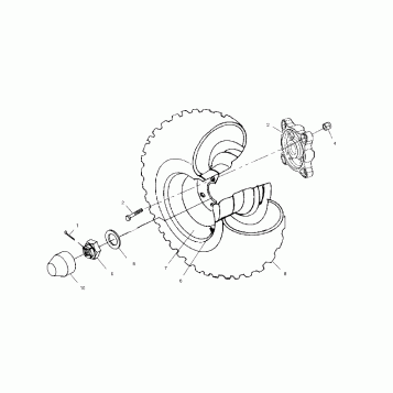 REAR WHEEL DRIVE - A02CD50AA/AB/FB (4970197019C09)