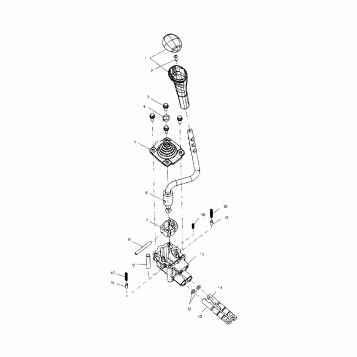 GEAR SELECTOR - A02CD50AA/AB/FB (4970197019D01)