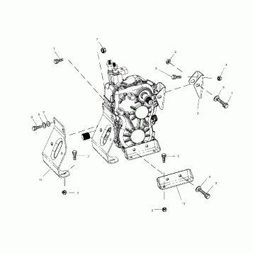 TRANSMISSION MOUNTING - A02CD50AA/AB/FB (4970197019D05)