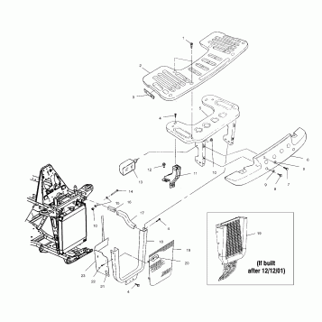 FRONT RACK and BUMPER MOUNTING - A02CG38CA (4970247024A07)