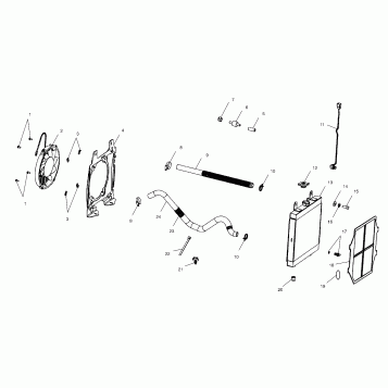 COOLING SYSTEM - A02CG38CA (4970247024A08)