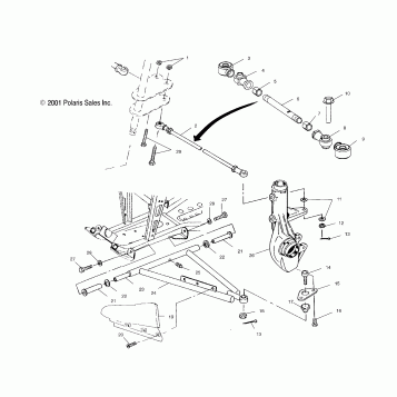 A-ARM/STRUT MOUNTING - A02CG38CA (4970247024B09)