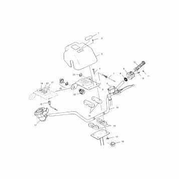 HANDLEBAR - A02CG38CA (4970247024B10)