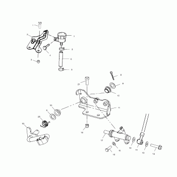 REAR BRAKE MASTER CYLINDER - A02CG38CA (4970247024C01)