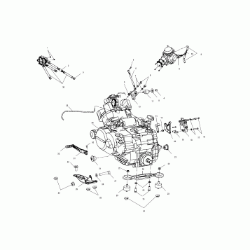 ENGINE MOUNTING - A02CK32AA (4970287028A09)