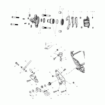 REAR BRAKE - A02CK32AA (4970287028B13)