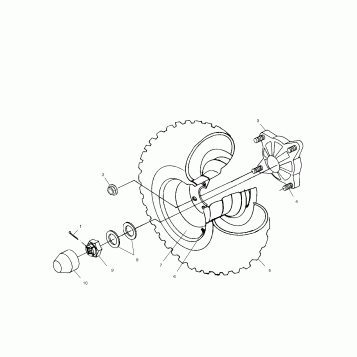 REAR WHEEL DRIVE - A02CK32AA (4970287028C01)