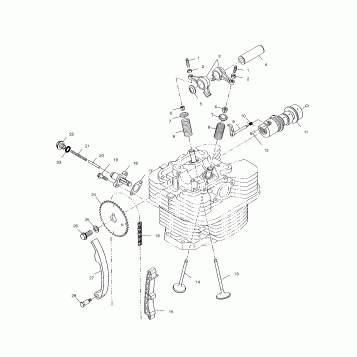 INTAKE and EXHAUST - A02CK32AA (4970287028C11)