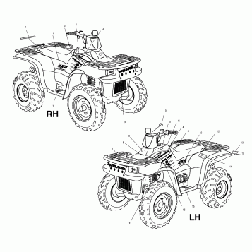 DECALS - A02CK42AA/AB (4970327032A08)