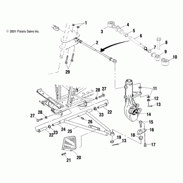 A-ARM/STRUT MOUNTING - A02CK42AA/AB (4970327032B11)