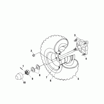 REAR WHEEL DRIVE - A02CK42AA/AB (4970327032C01)