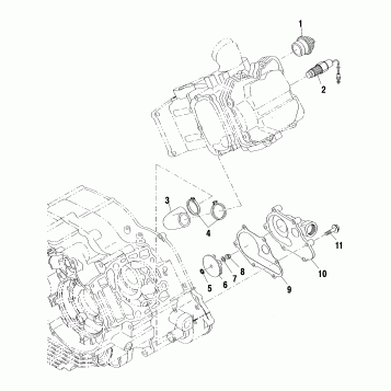 WATER PUMP - A02CK42AA/AB (4970327032C14)