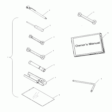 TOOL KIT - A02CK42AA/AB (4970327032D06)
