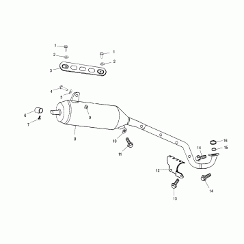 EXHAUST PIPE - A02EA05CA (4970817081A09)